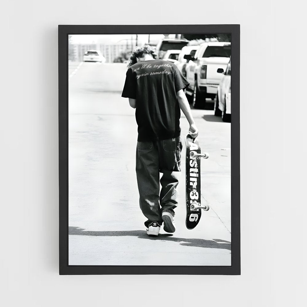 ap-skateboard fashion-1 cadre Noir