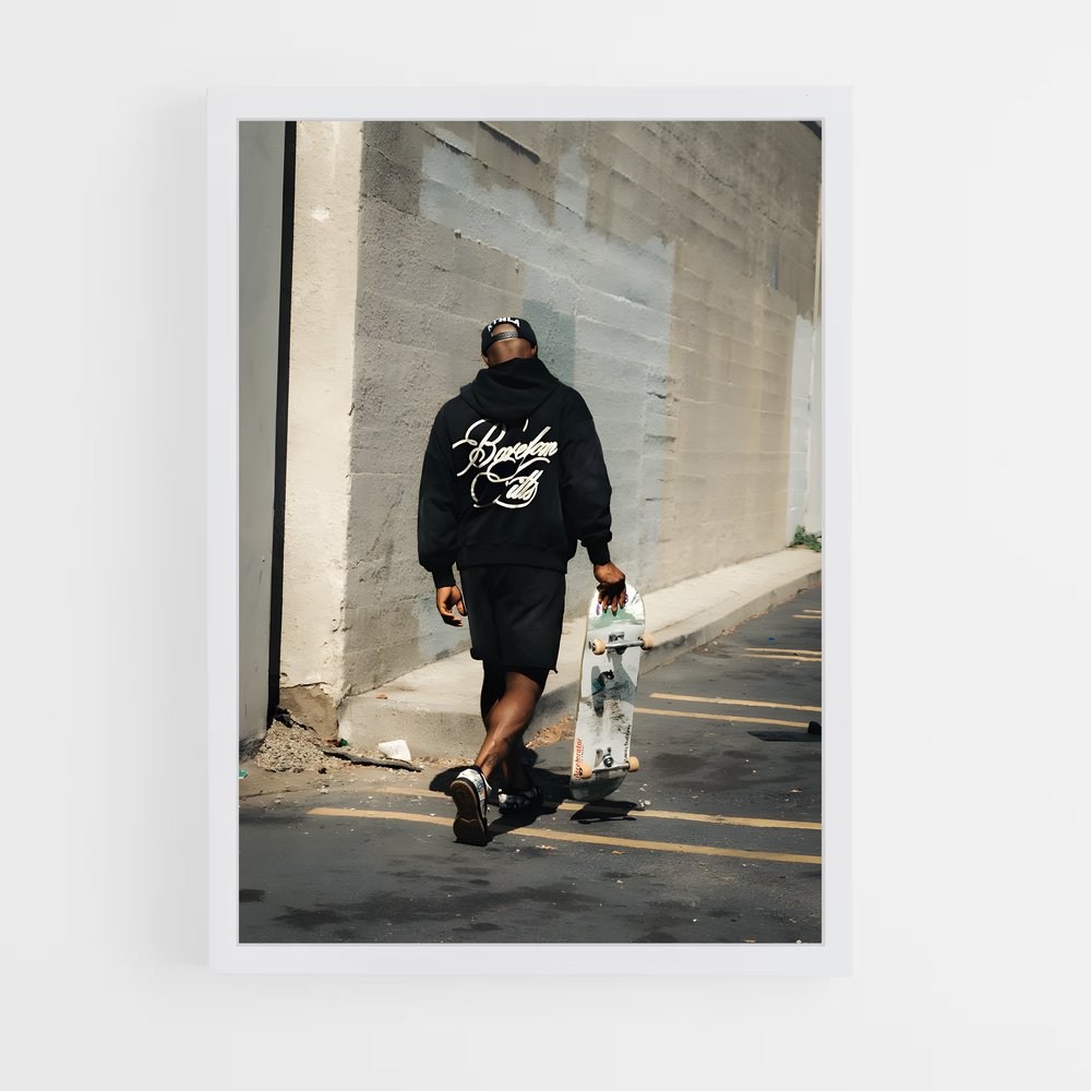 ap-skateboard fashion-12 cadre Blanc