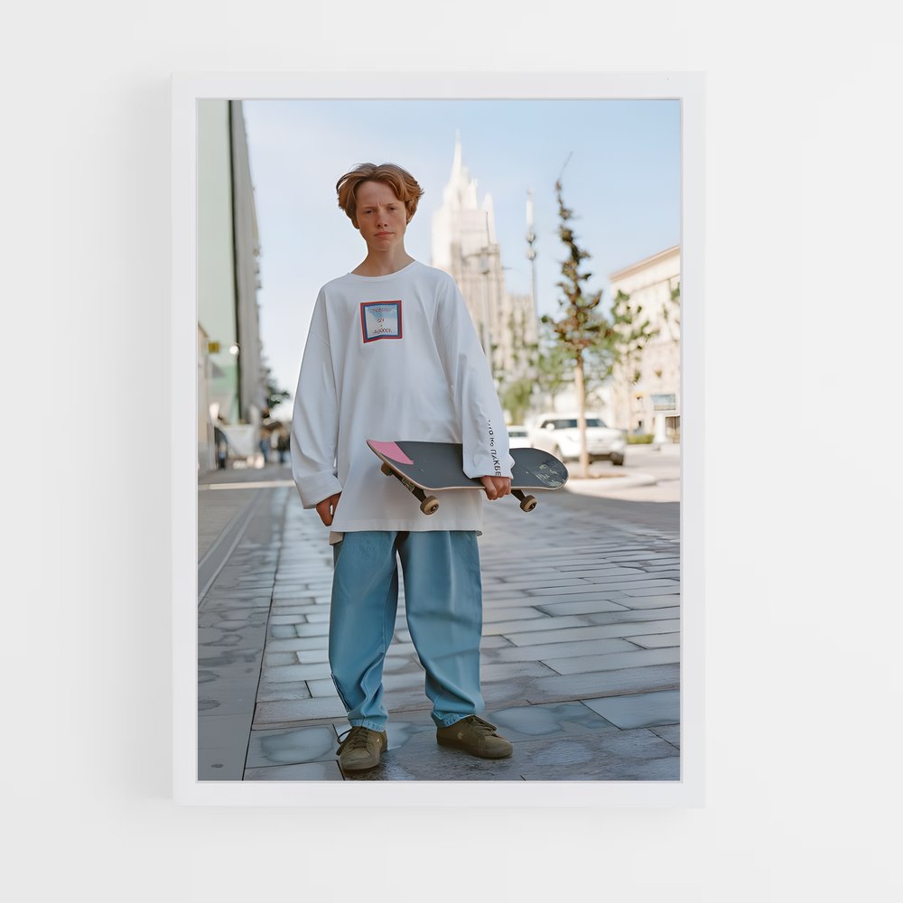 ap-skateboard fashion-2 cadre Blanc