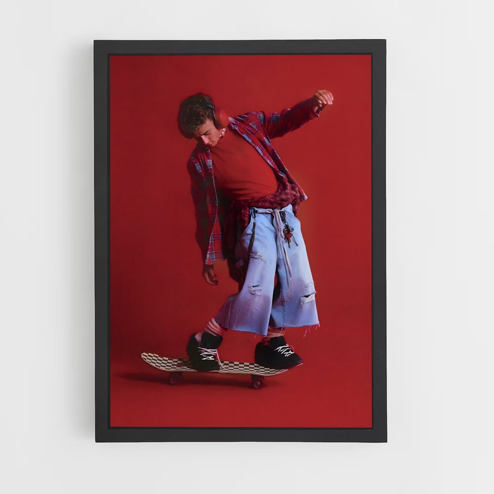 ap-skateboard fashion-3 cadre Noir