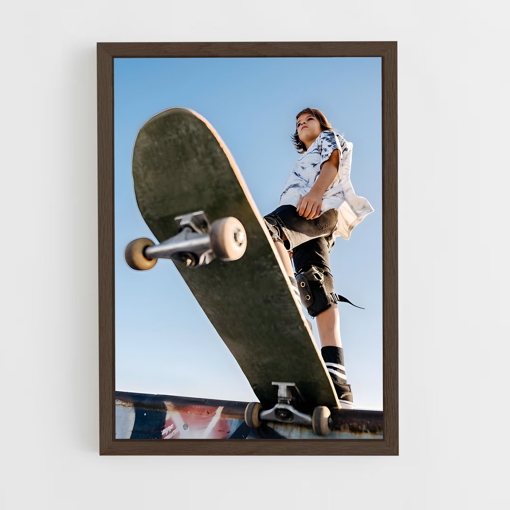 ap-skateboard fashion-4 cadre Bois foncé