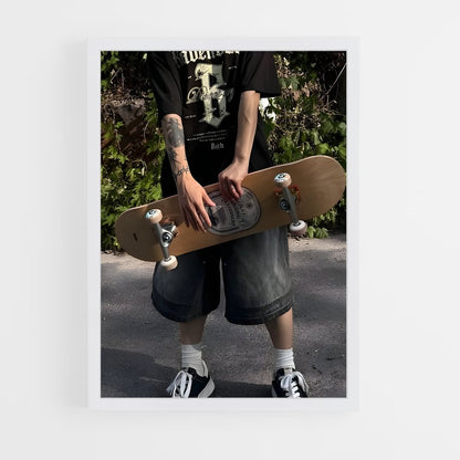 ap-skateboard fashion-5 cadre Blanc