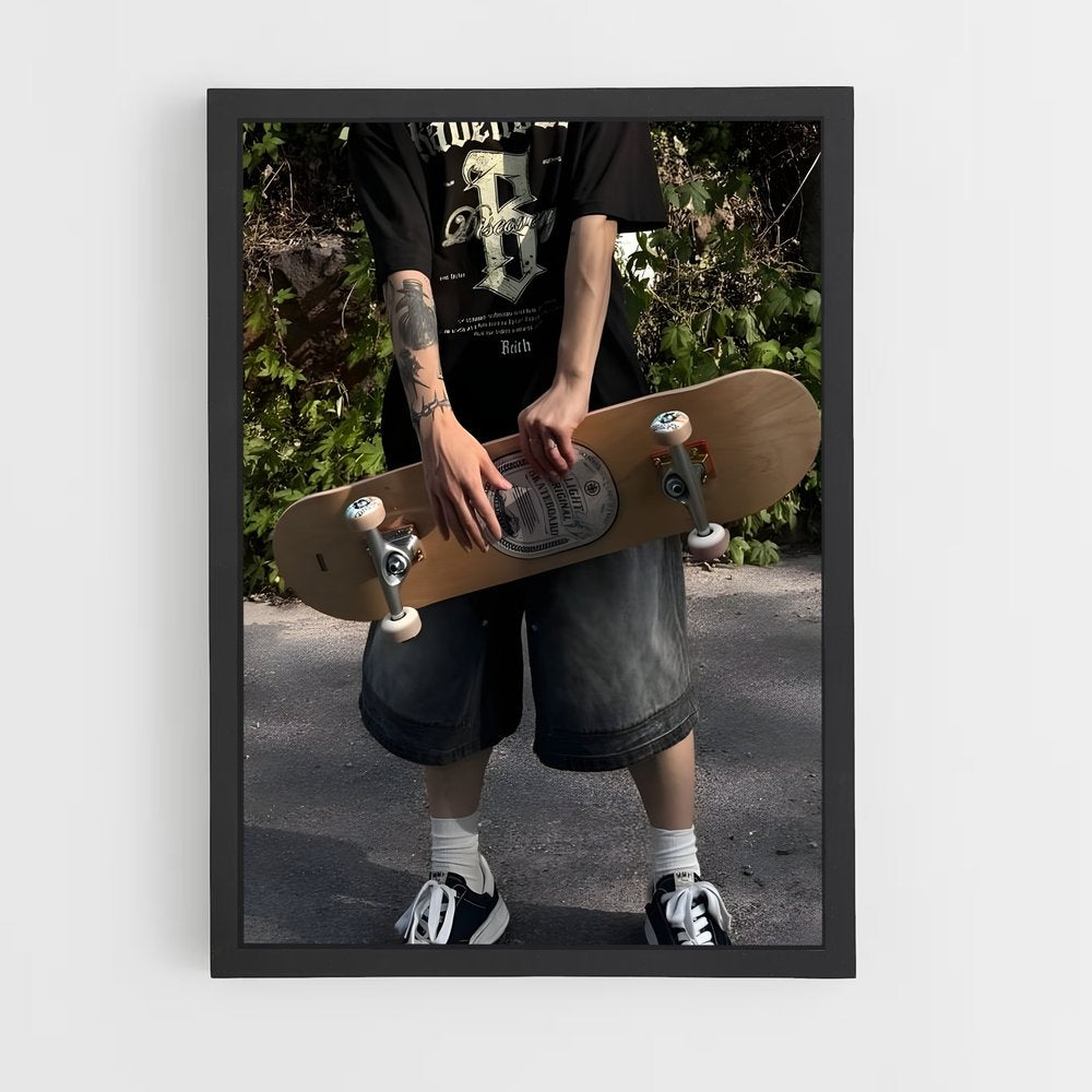 ap-skateboard fashion-5 cadre Noir