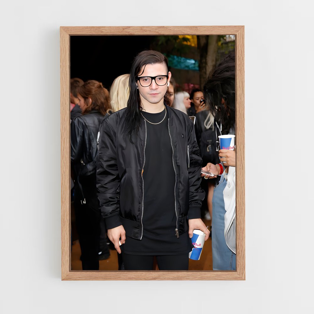 ap-skrillex-3 cadre Bois clair