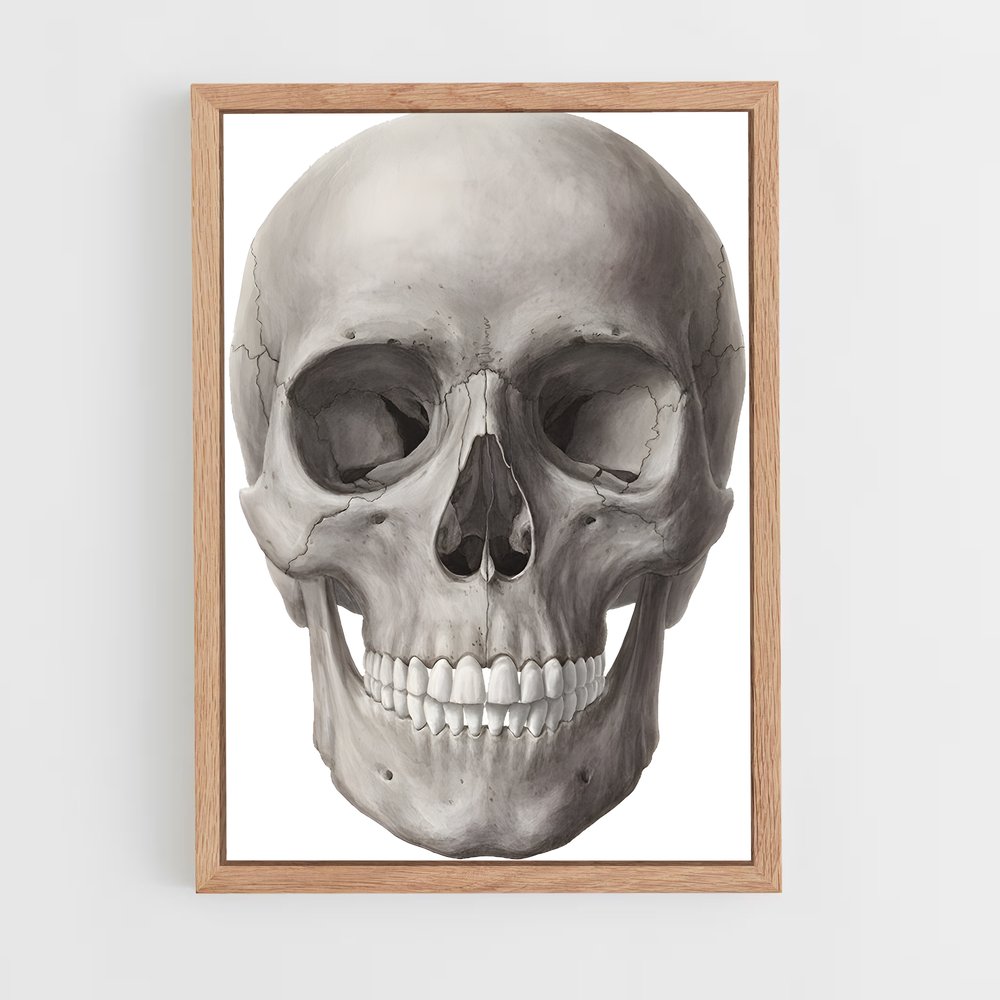 ap-skull-1 cadre Bois clair