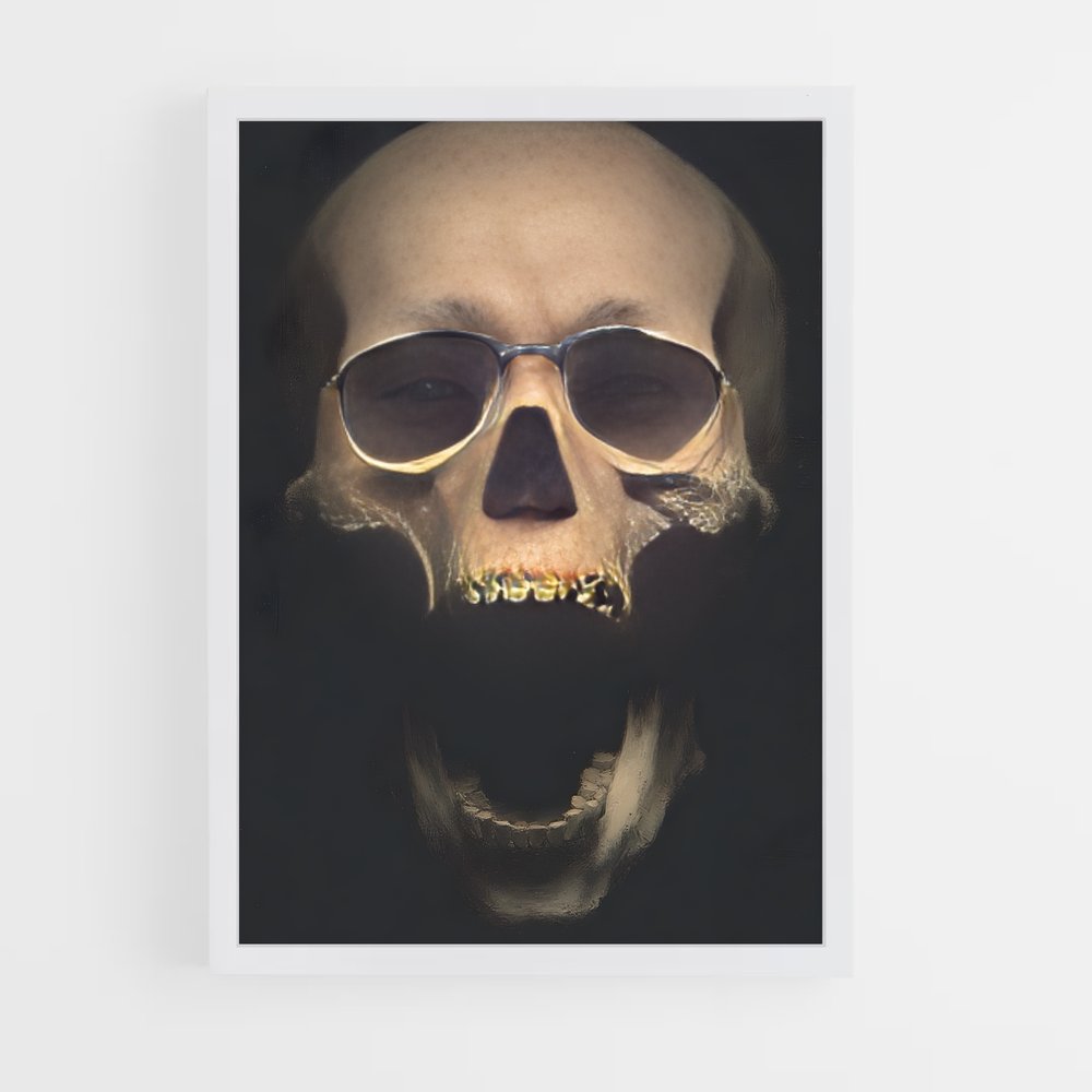 ap-skull-3 cadre Blanc