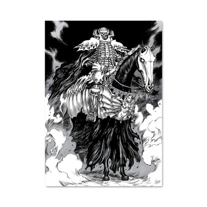 Poster Chevalier Squelette