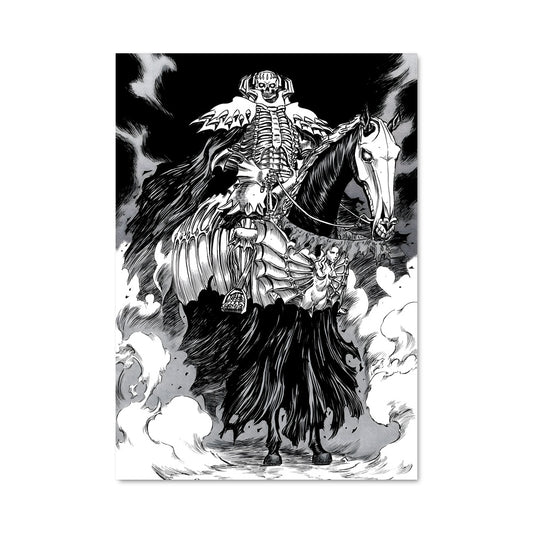 Poster Chevalier Squelette