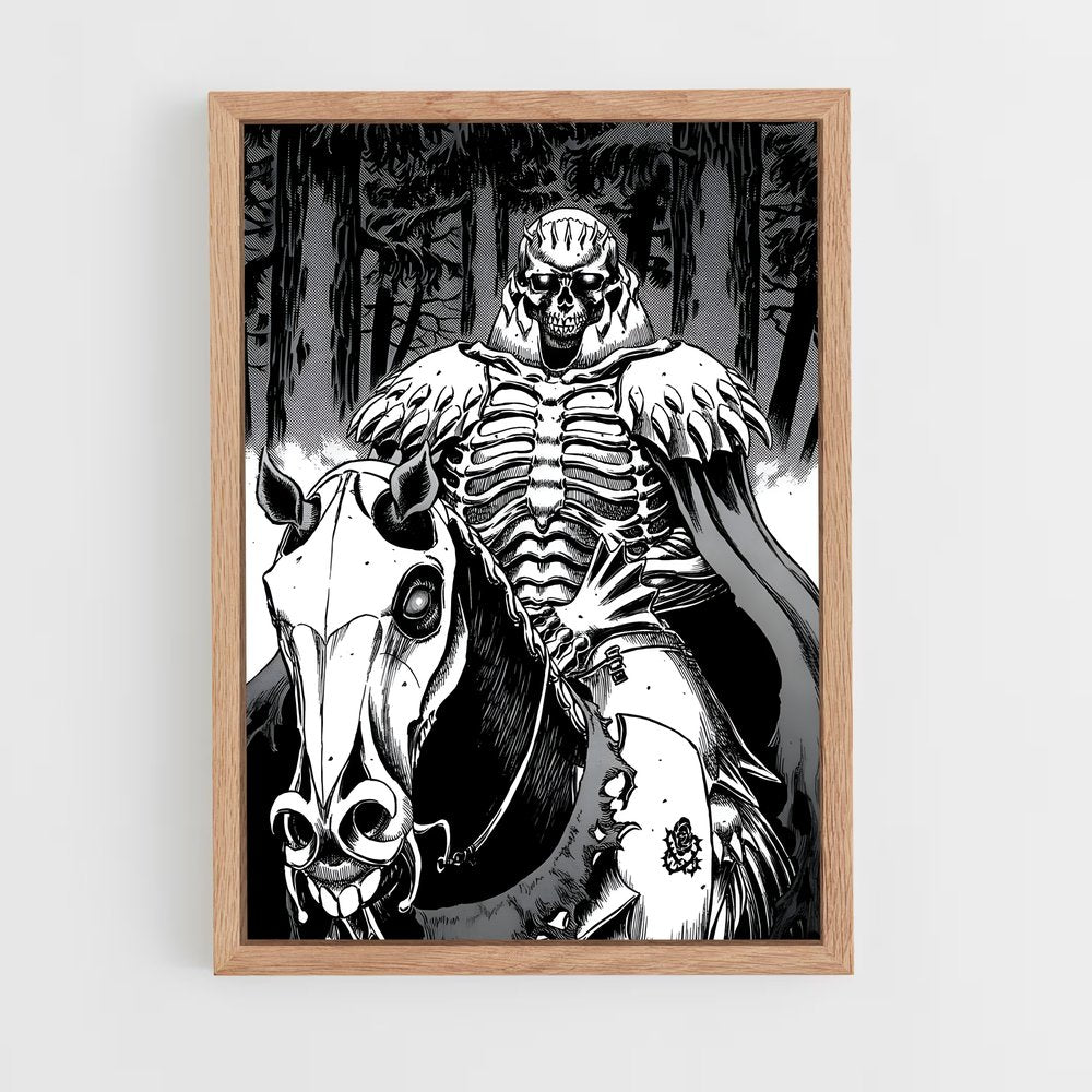ap-skull knight-1 cadre Bois clair