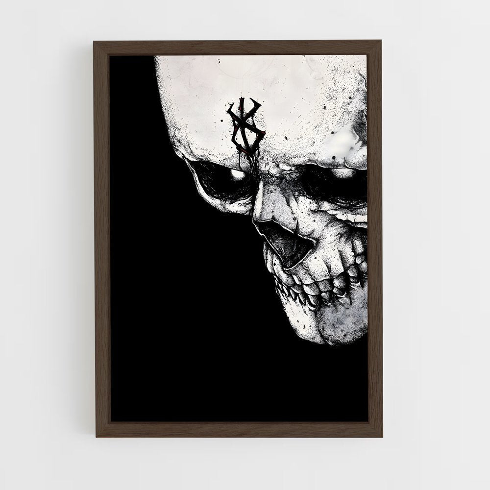 ap-skull knight-3 cadre Bois foncé