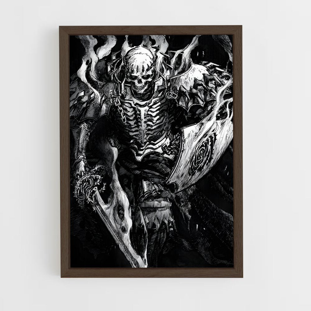 ap-skull knight-4 cadre Bois foncé