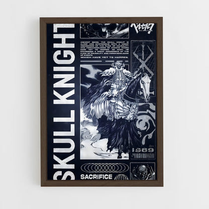 ap-skull knight-5 cadre Bois foncé