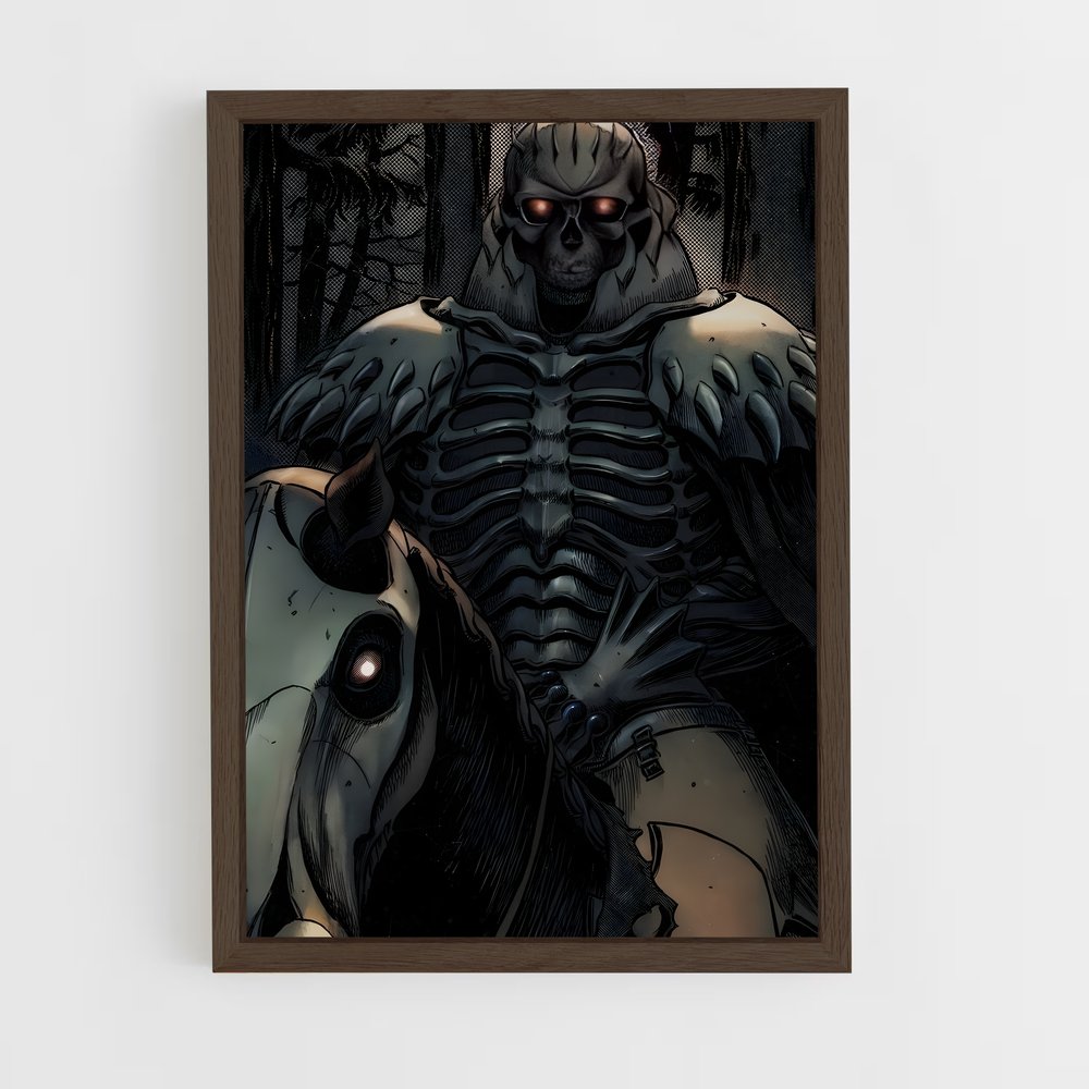ap-skull knight-6 cadre Bois foncé