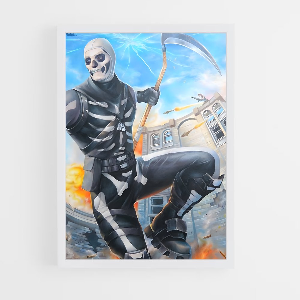 ap-skull trooper-1 cadre Blanc