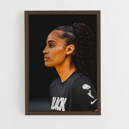 ap-skylar diggins-smith-1 cadre Bois foncé