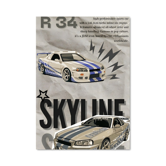 Poster L'Évolution de la Mustang