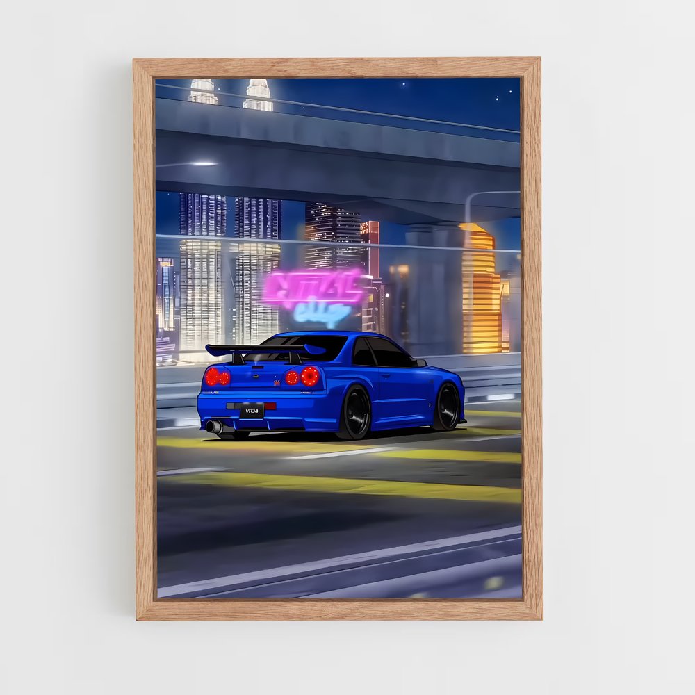 ap-skyline gt-r r34-2 cadre Bois clair