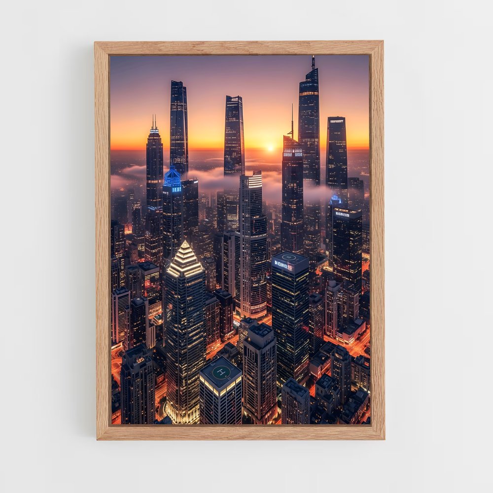 ap-skyscrapers-10 cadre Bois clair
