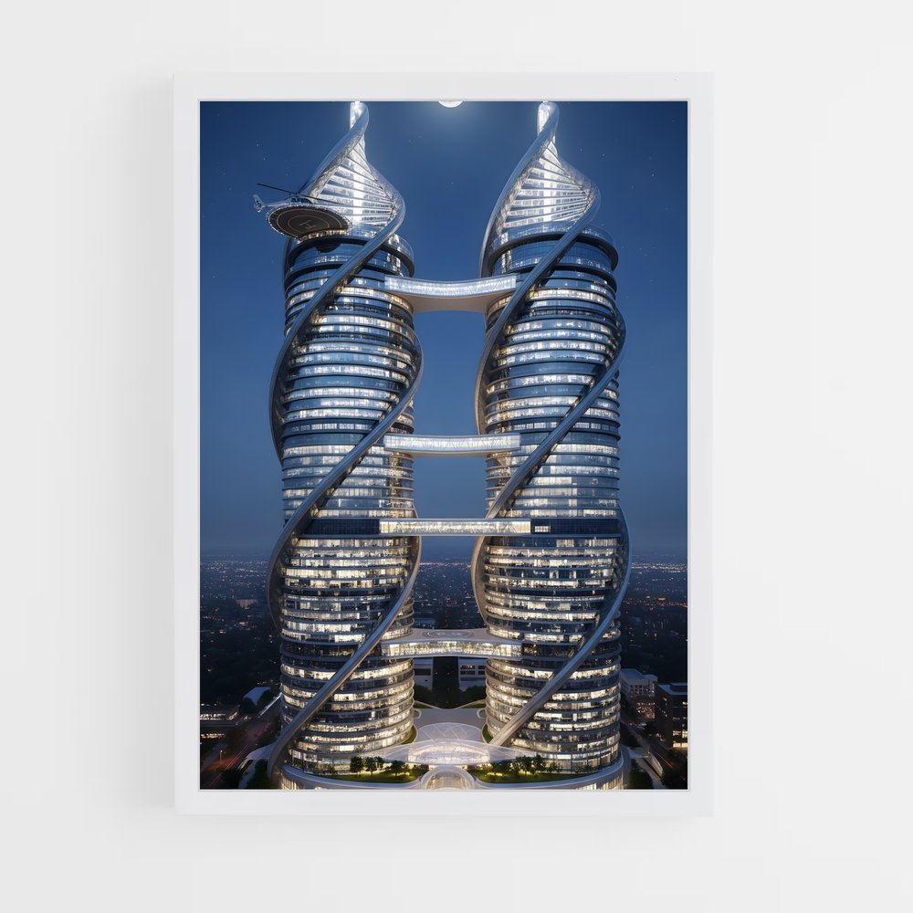 ap-skyscrapers-11 cadre Blanc