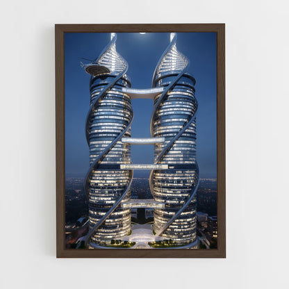 ap-skyscrapers-11 cadre Bois foncé