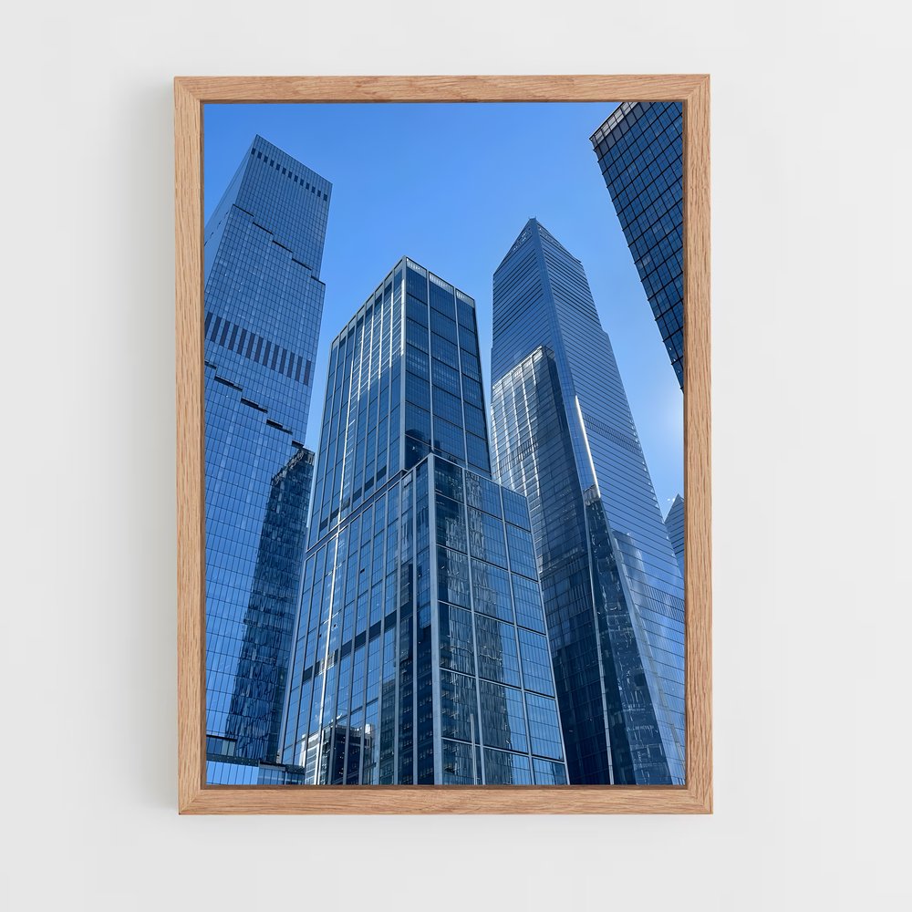 ap-skyscrapers-15 cadre Bois clair