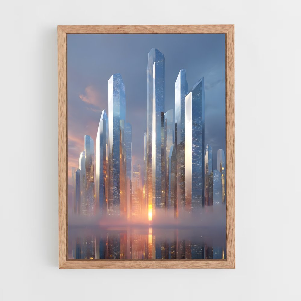 ap-skyscrapers-16 cadre Bois clair