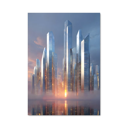 Poster Skyline Électrique