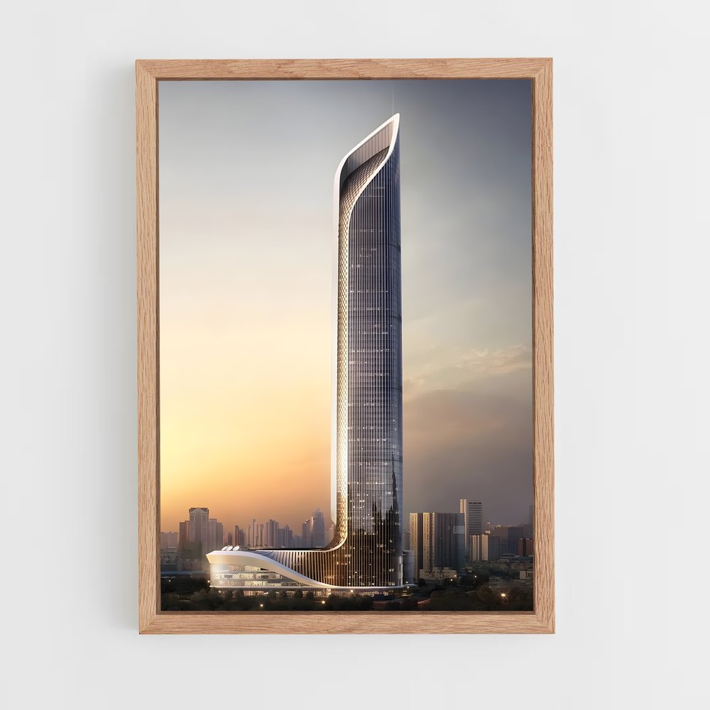 ap-skyscrapers-2 cadre Bois clair