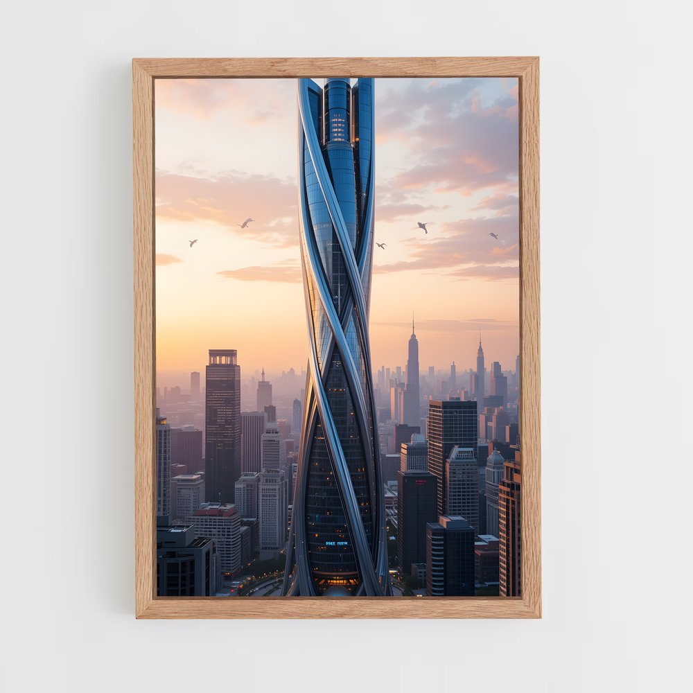 ap-skyscrapers-4 cadre Bois clair