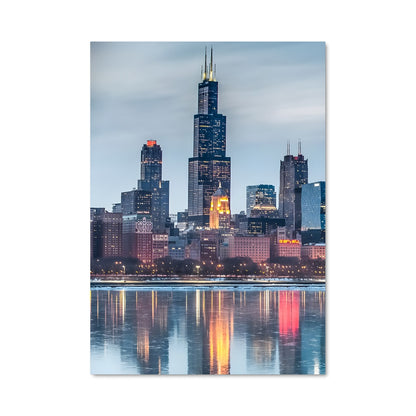 Poster Chicago Dusk