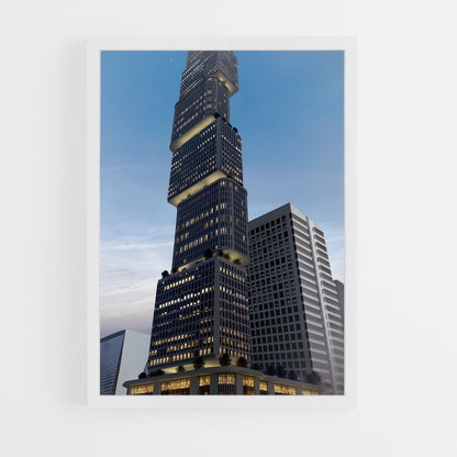 ap-skyscrapers-8 cadre Blanc