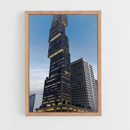 ap-skyscrapers-8 cadre Bois clair