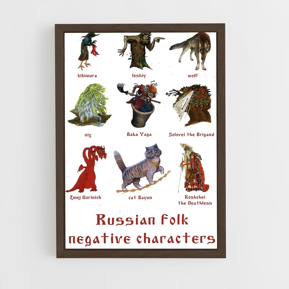 ap-slavic mythology-1 cadre Bois foncé