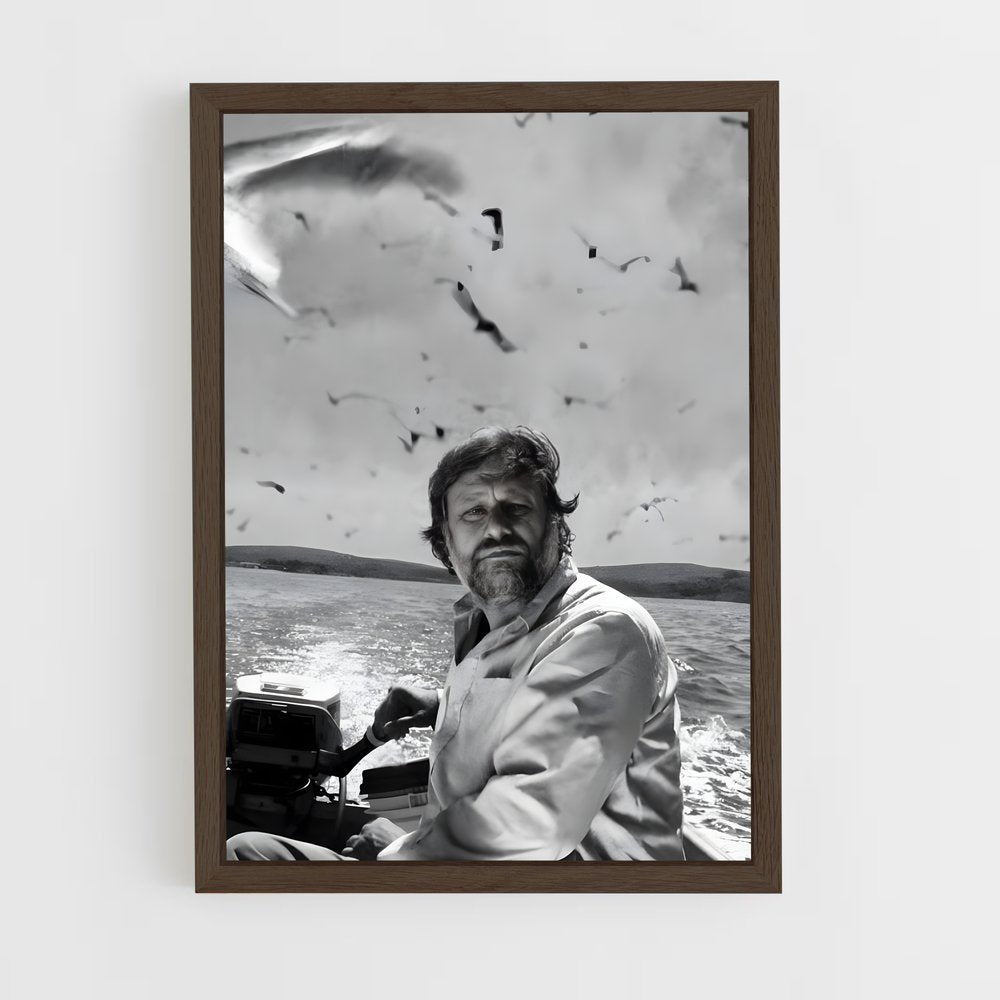 ap-slavoj zizek-1 cadre Bois foncé