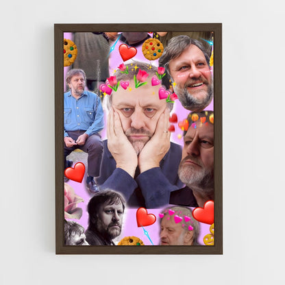 ap-slavoj zizek-2 cadre Bois foncé