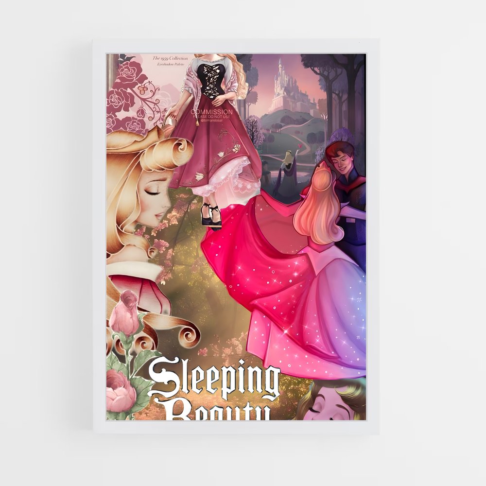 ap-sleeping beauty-3 cadre Blanc