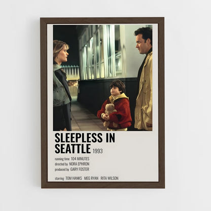 ap-sleepless in seattle-1 cadre Bois foncé