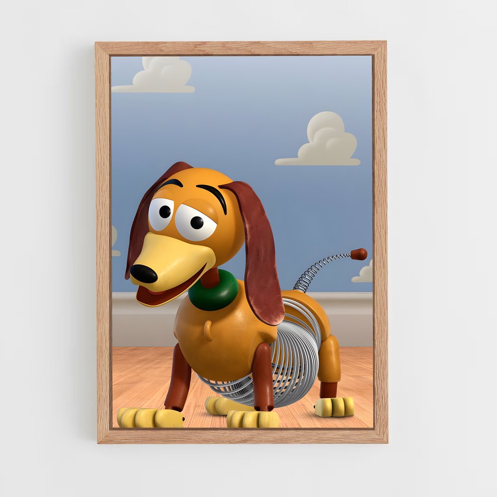 ap-slinky dog-1 cadre Bois clair