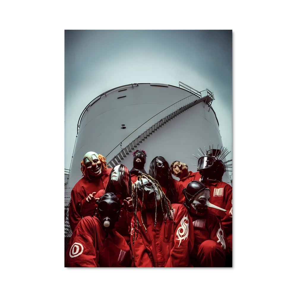 Poster Red Masks