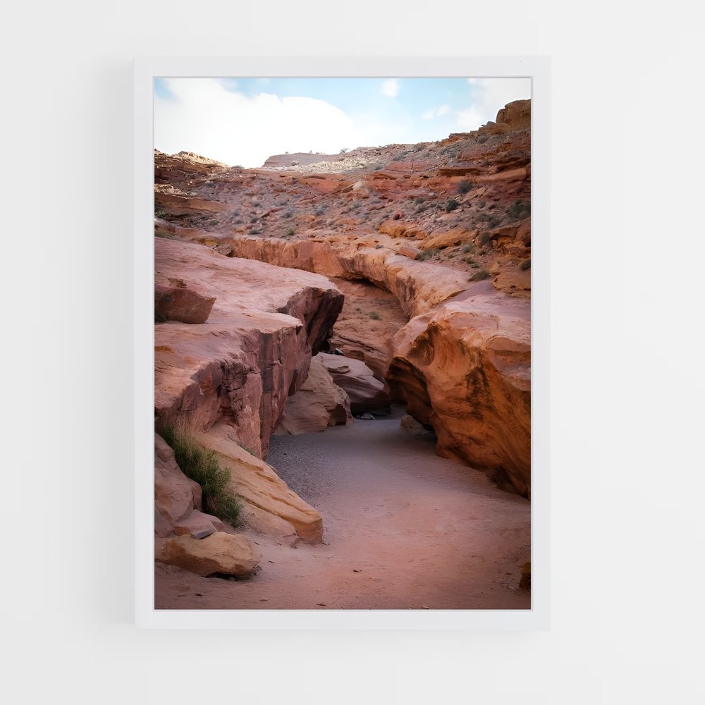ap-slot canyon-1 cadre Blanc