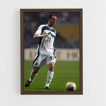 ap-slovenia national football team-1 cadre Bois foncé