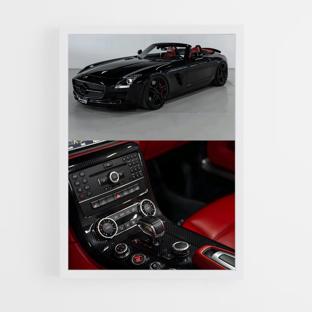 ap-sls amg roadster-3 cadre Blanc