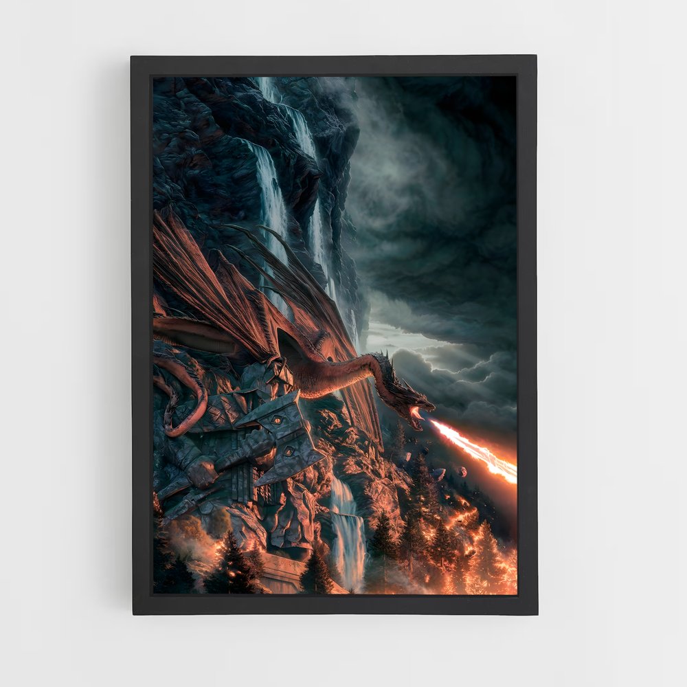 ap-smaug dragon-1 cadre Noir