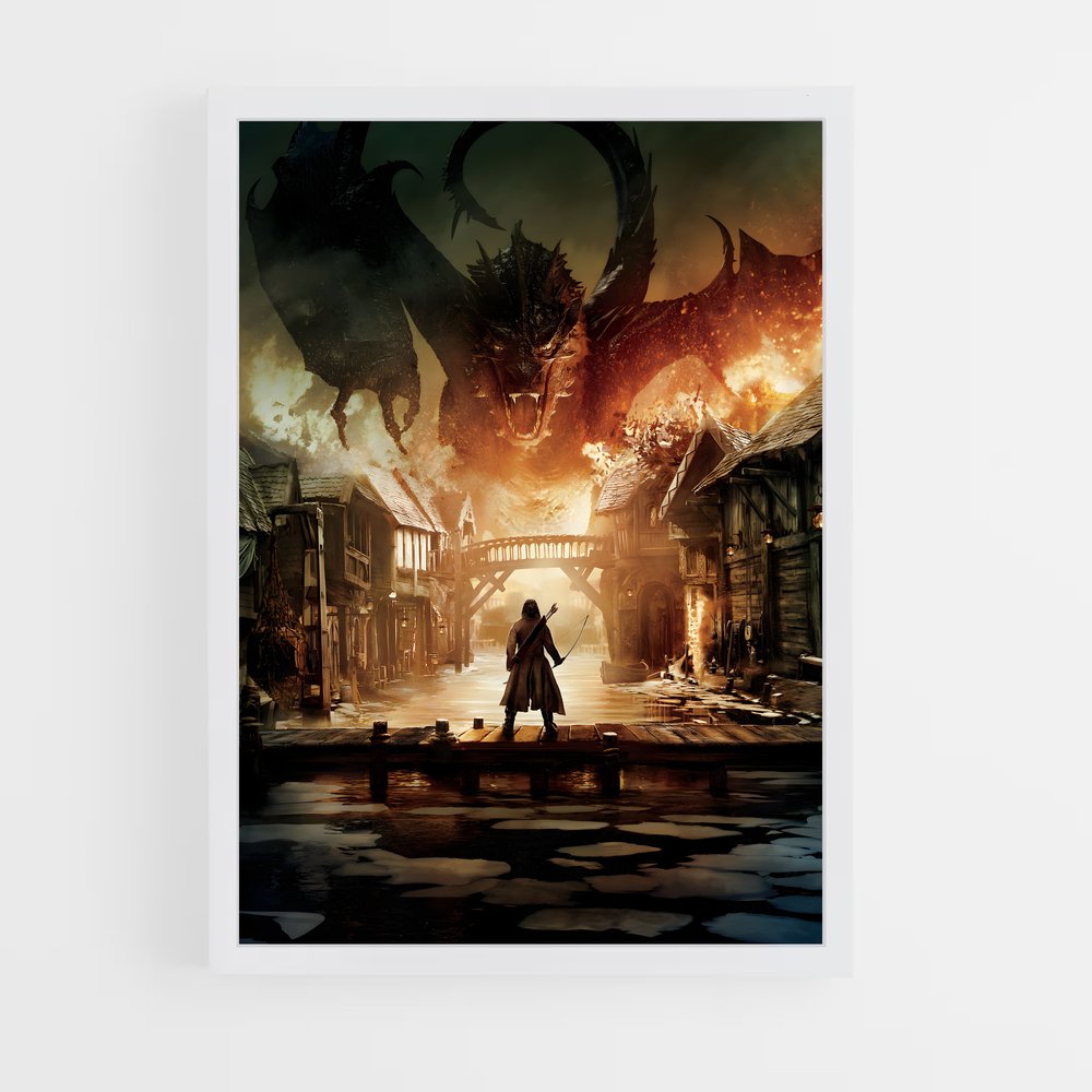 ap-smaug dragon-2 cadre Blanc