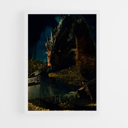 ap-smaug dragon-3 cadre Blanc