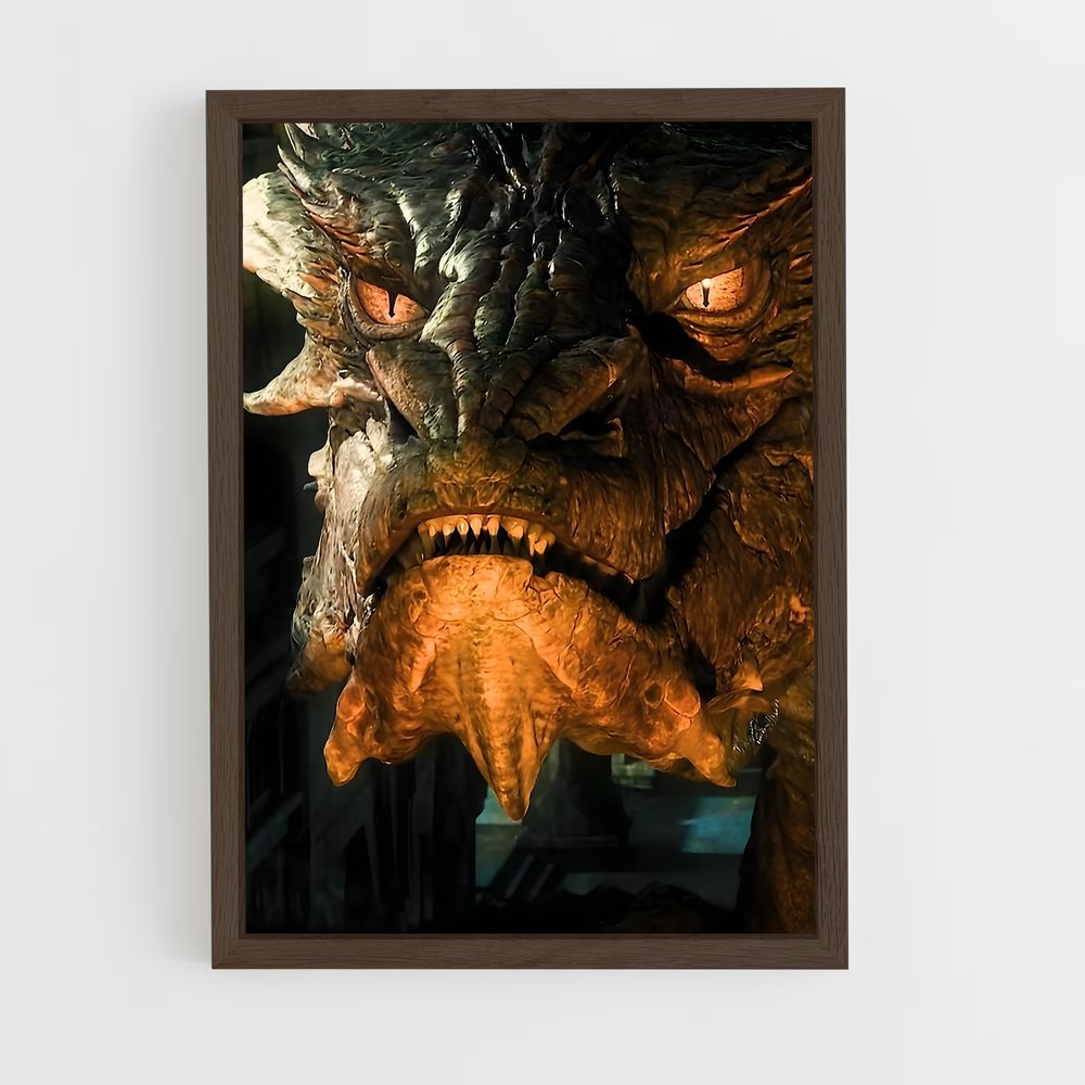 ap-smaug dragon-4 cadre Bois foncé