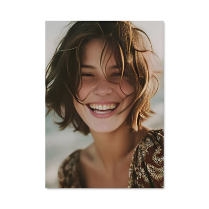 Poster Sourire en Bord de Mer
