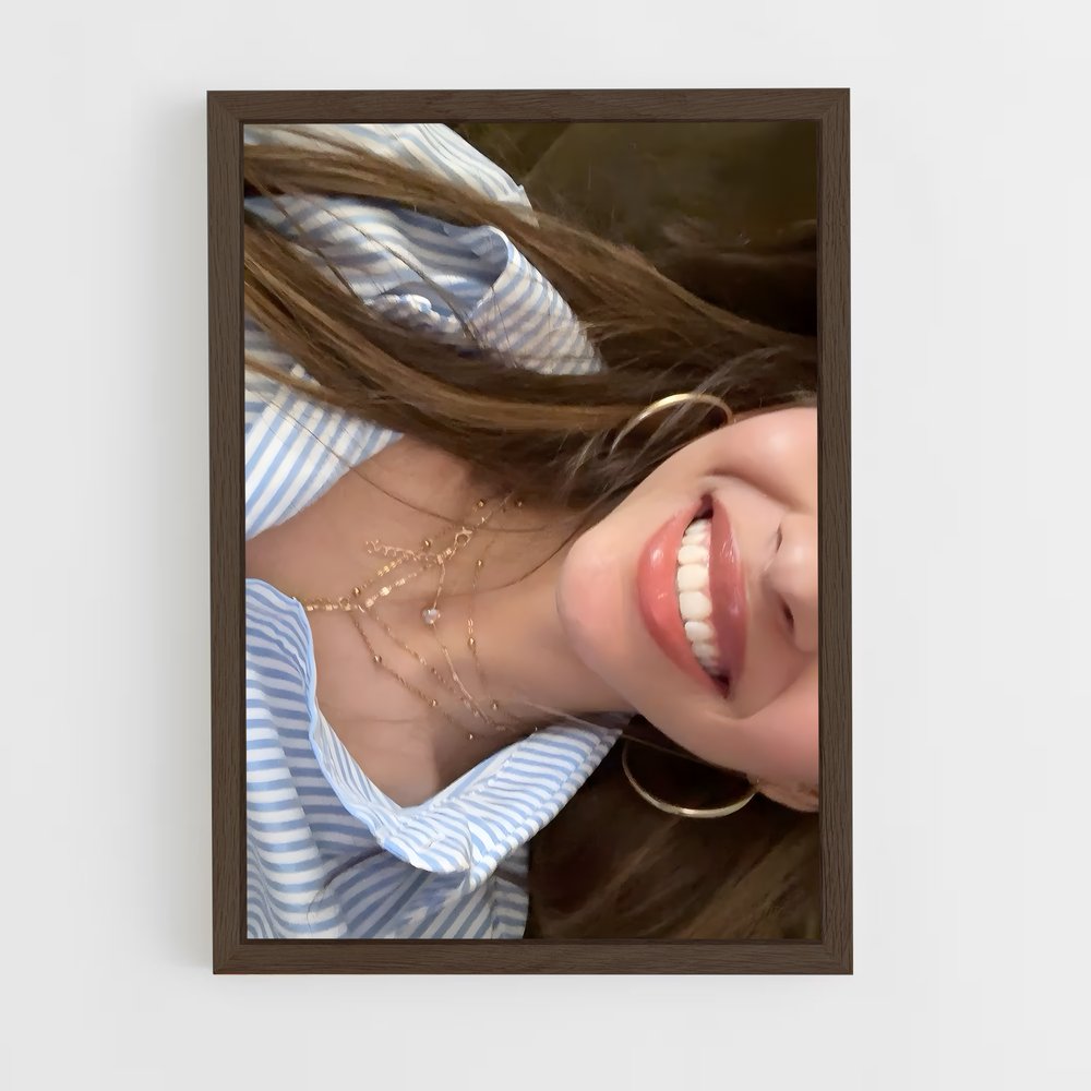ap-smile-6 cadre Bois foncé