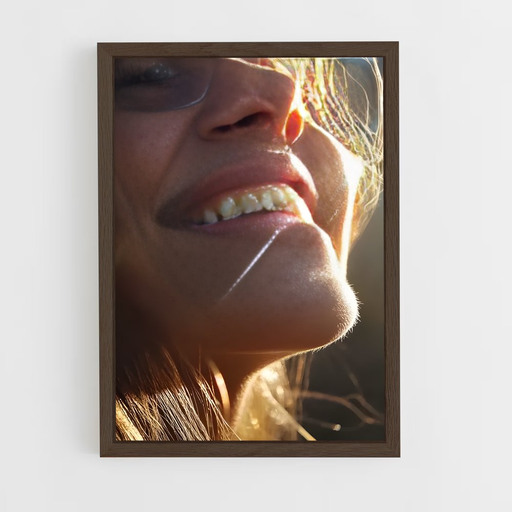 ap-smile-8 cadre Bois foncé