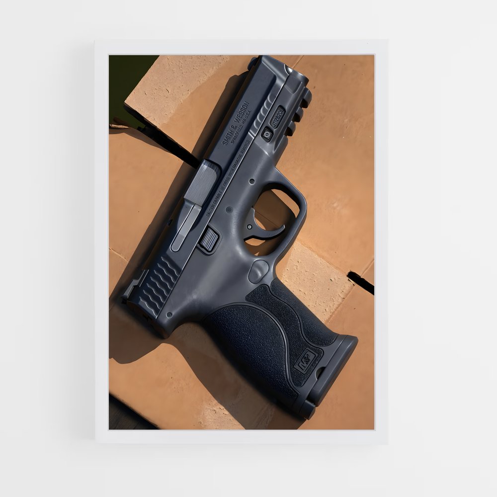 ap-smith wesson revolver-2 cadre Blanc